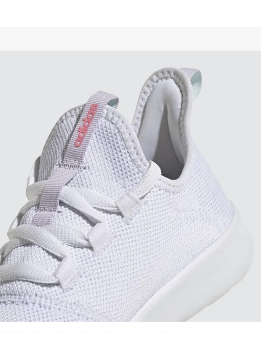 Adidas Cloudfoam Pure 2.0 Women’s Size 9.5 – White Halo Mint – EUC - Picture 4 of 8